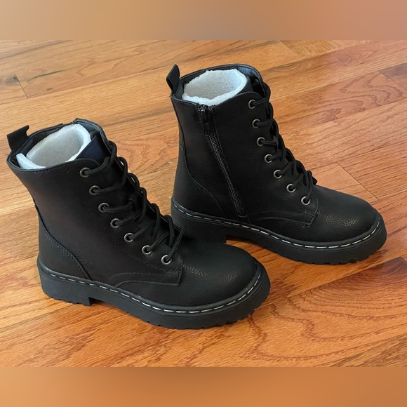 💥 FLASH SALE! 🆕 SINCERELY JULES Girls Lil Harley Combat Boots 13 Youth - Picture 11 of 15